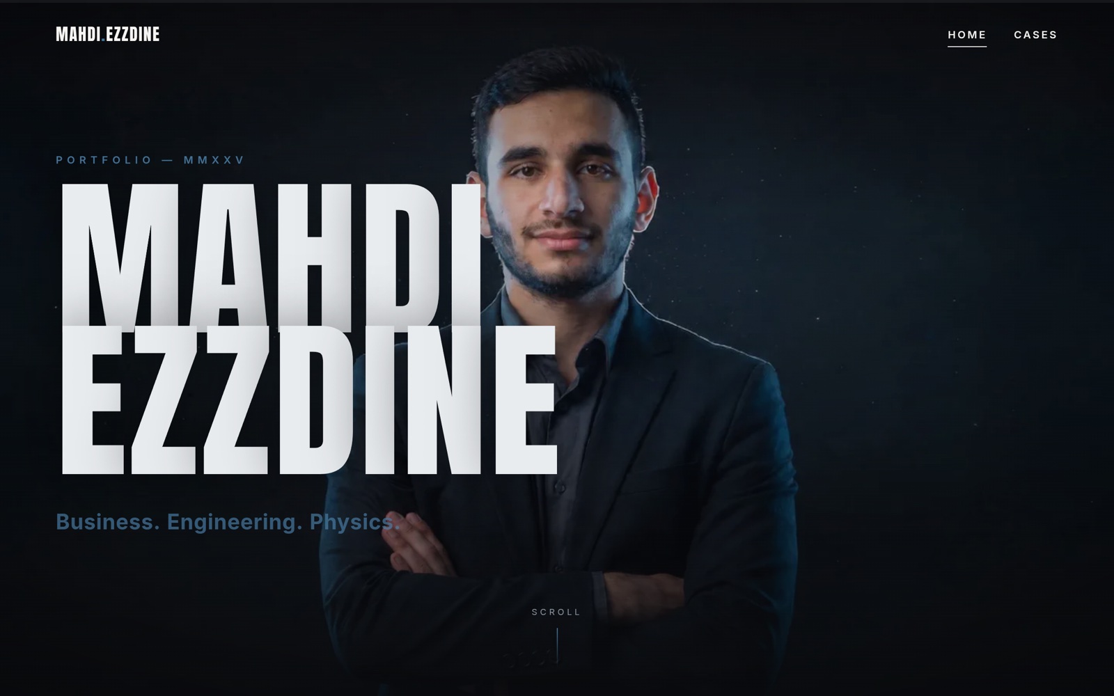 Mahdi Ezzdine — the live site